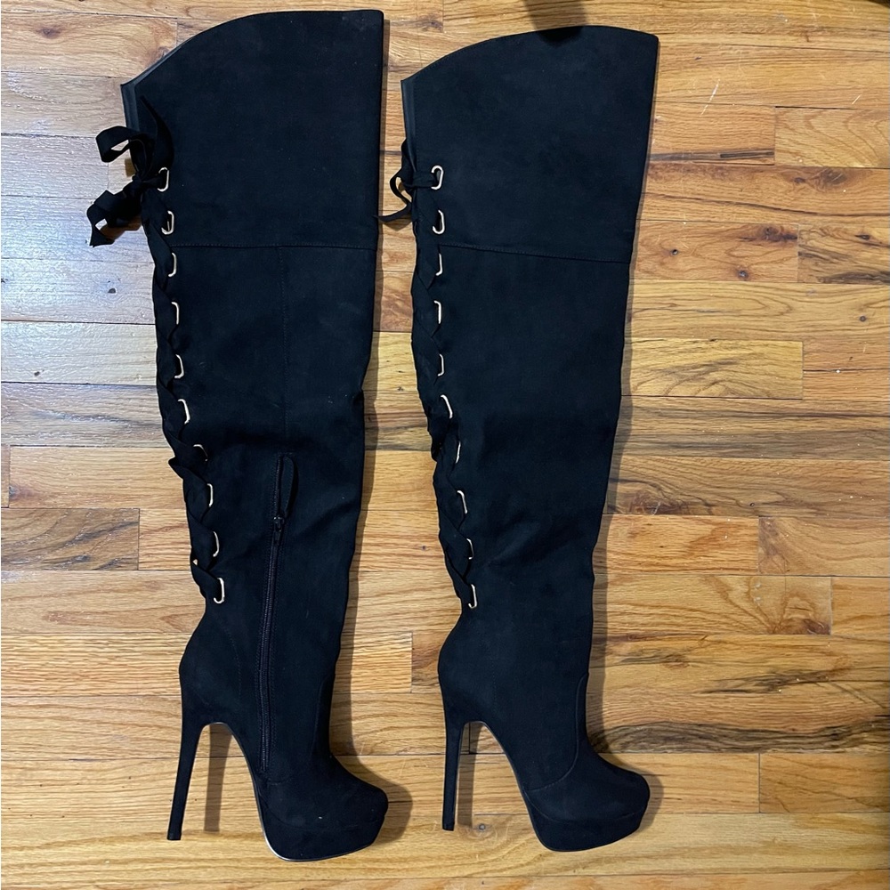 Thigh high boots